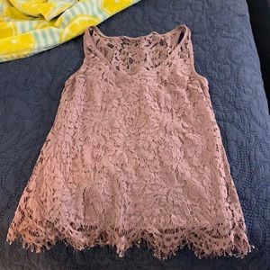 Purple Lace Tanktop